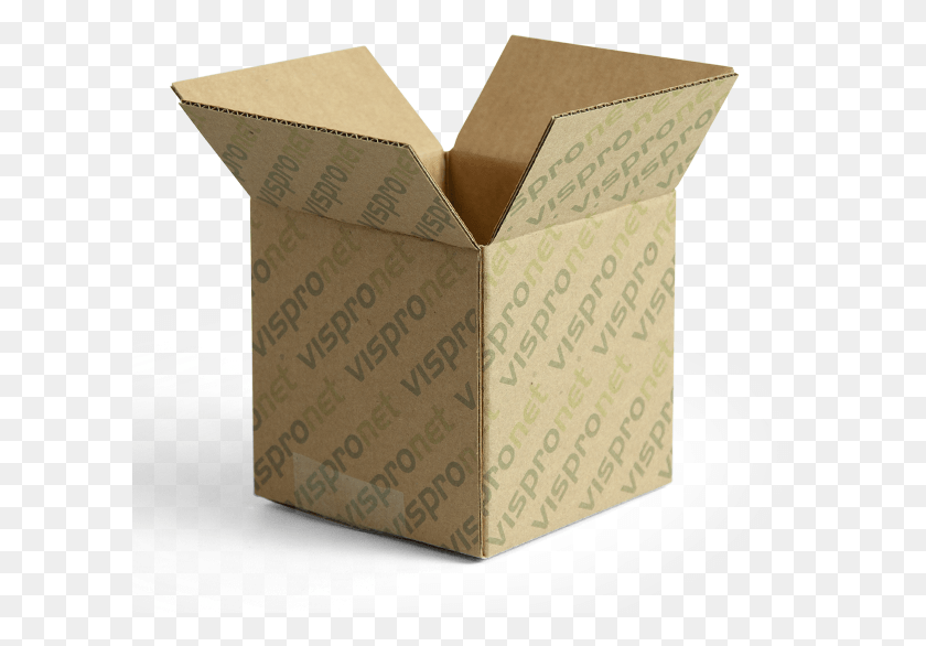 601x526 Standard Closing Type Creates A Double Layer On Top Box, Cardboard, Carton, Package Delivery HD PNG Download