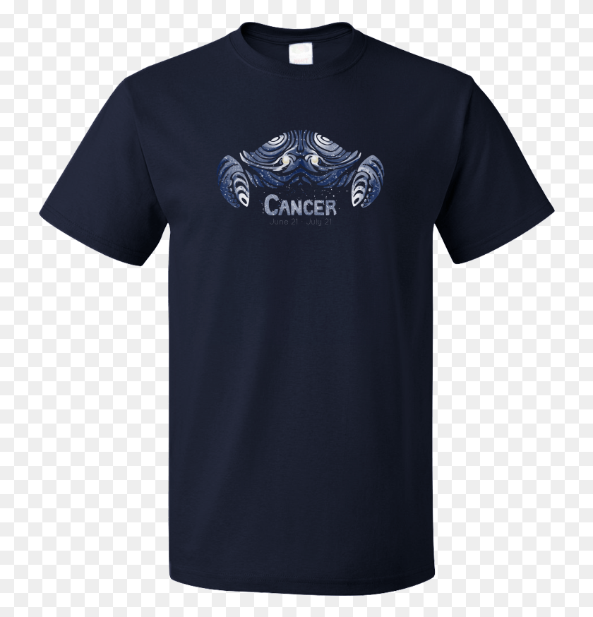 732x814 Standard Navy Zodiac Cancer Owen Spies Are Forever, Clothing, Apparel, T-shirt HD PNG Download