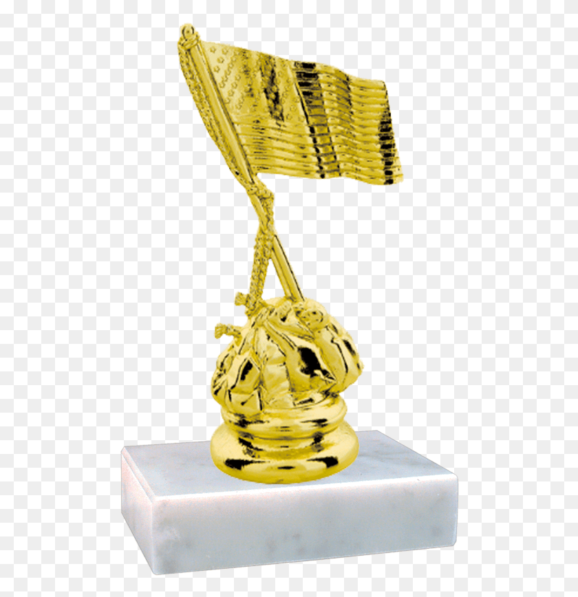 494x808 Standard Trophy In Marble Base Trophy, Gold, Gold Medal HD PNG Download