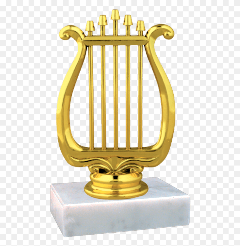 494x802 Standard Trophy In Marble Base Trophy, Musical Instrument, Harp, Leisure Activities HD PNG Download