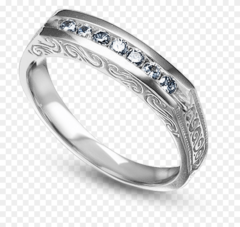 710x735 Standard View Of Wbr111a In White Metal Engagement Ring, Platinum, Ring, Jewelry HD PNG Download
