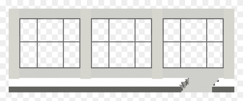 1165x435 Standard Wall With Hole Door, Window, Picture Window, Grille HD PNG Download
