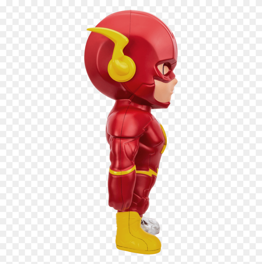 303x787 Standing At 9 Tall In His Red Tights And Signature Flash, Toy, Figurine, Clothing Descargar Hd Png