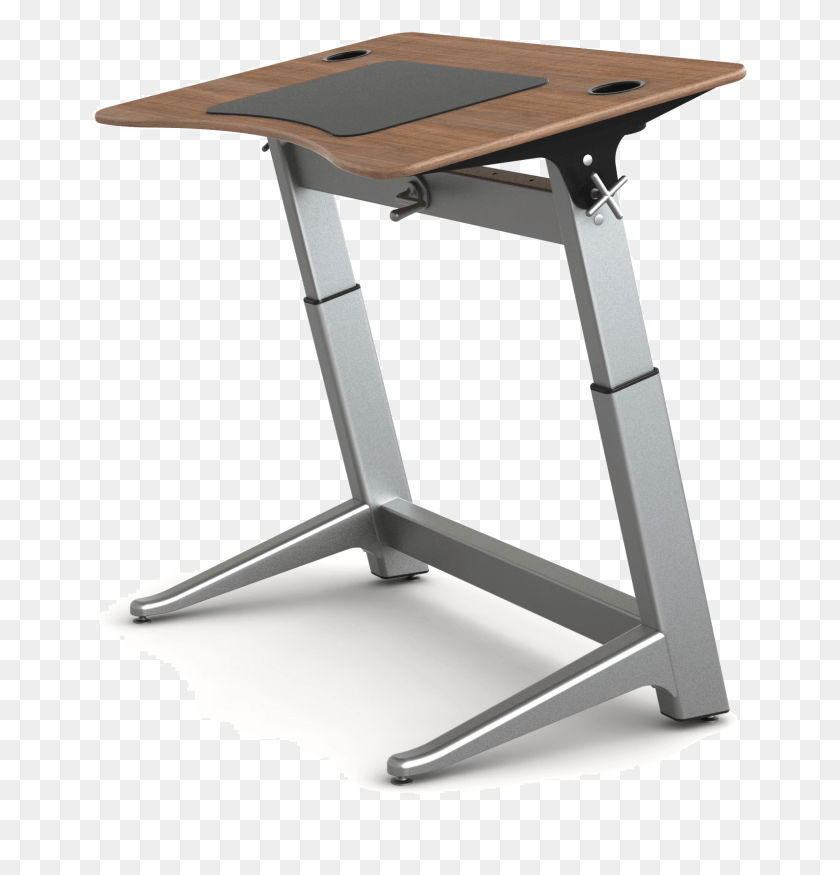 657x815 Standing Chair Adjustable Desk Height Adjustable Desk Standing Office Work Table, Furniture, Stand, Shop HD PNG Download