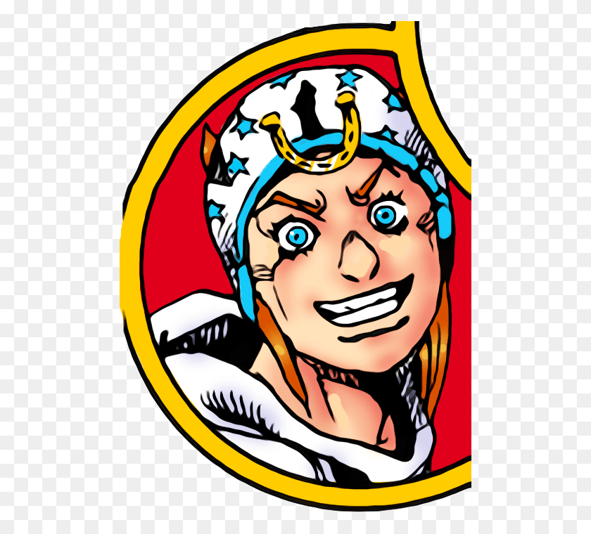 500x700 Standing On The Edge On Twitter Johnny Joestar Smile, Logo, Symbol, Trademark HD PNG Download