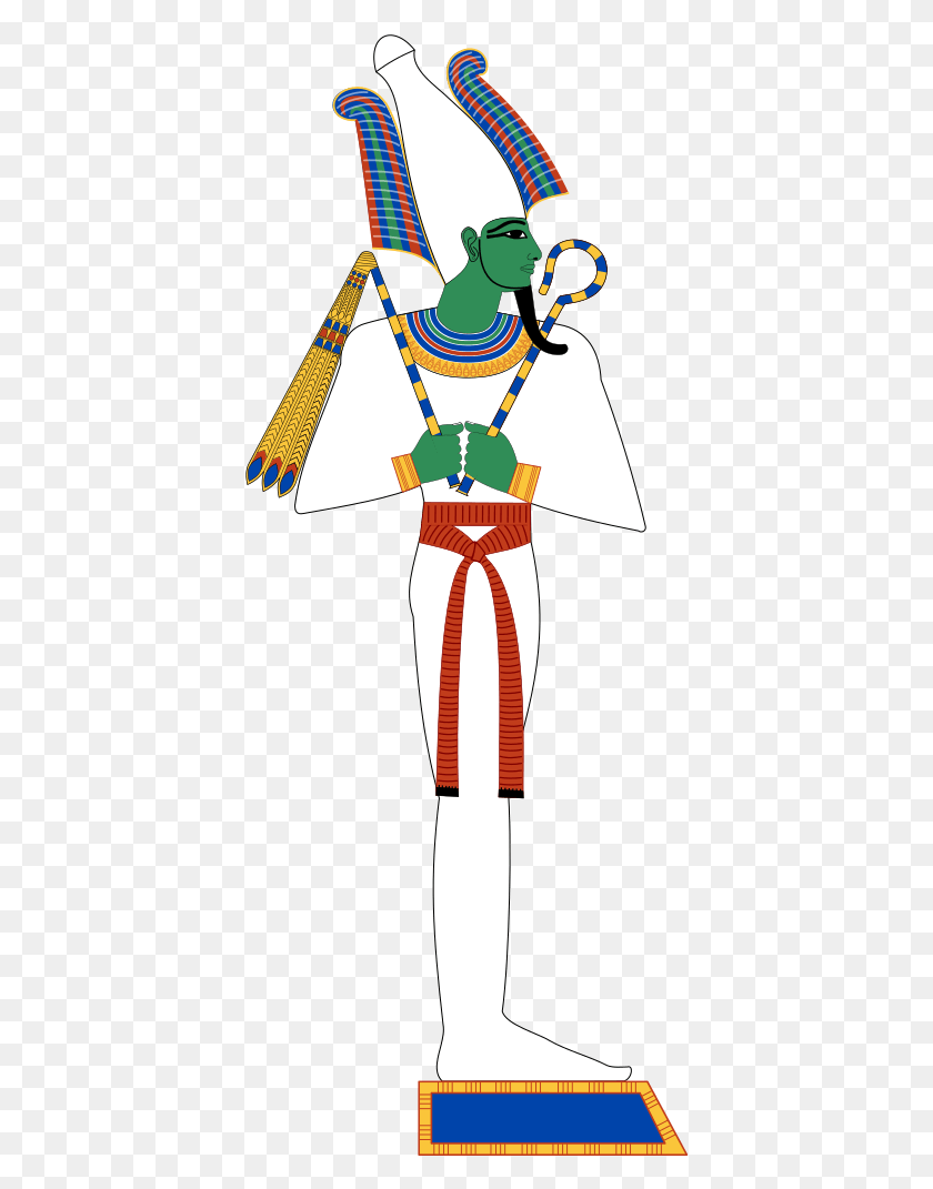 400x1011 Standing Osiris Edit1 Mirror Egyptian Gods Names, Costume, Clothing, Apparel HD PNG Download