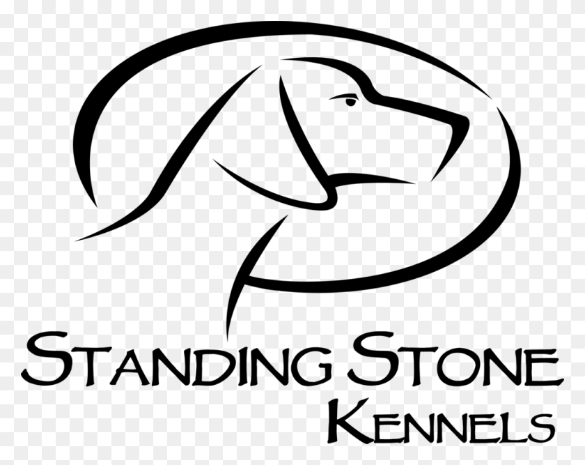 1000x779 Standing Stone Kennels Final Logo Bw, Gray, World Of Warcraft HD PNG Download