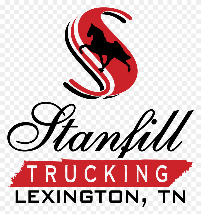 2047x2191 Логотип Stanfill Trucking Прозрачный Грузовик, Текст, Этикетка, Дракон Png Скачать