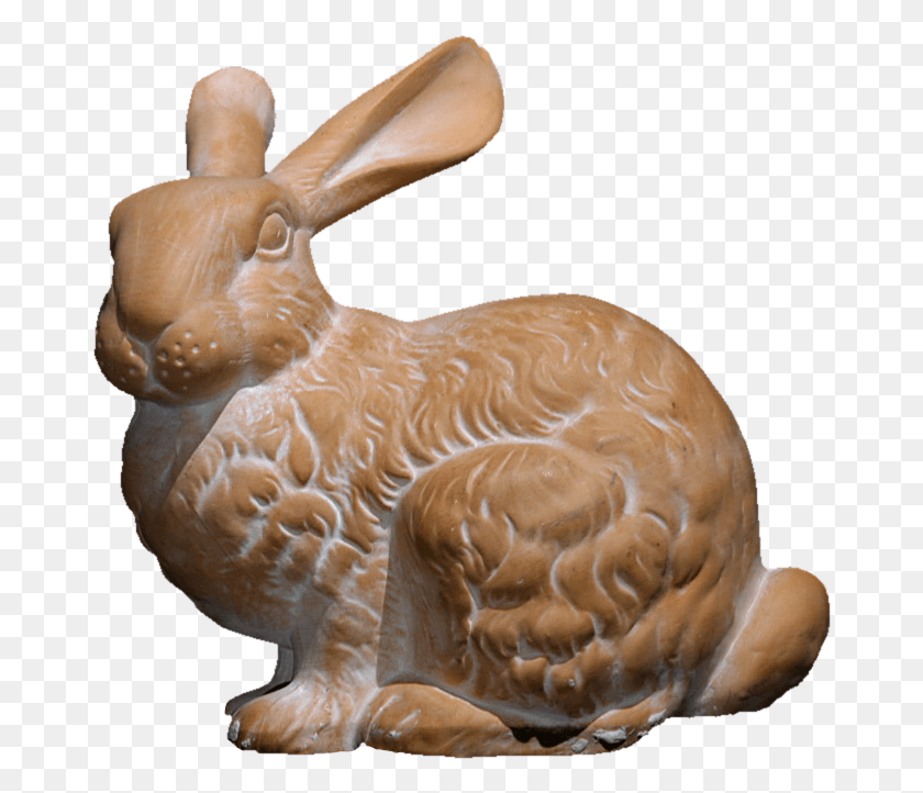 674x662 Стэнфордский Кролик Solid Opengl Vertex Data, Грызун, Млекопитающее, Животное Hd Png Скачать