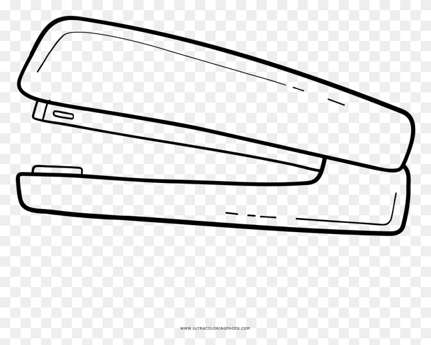 951x748 Stapler Coloring Page, Gray, World Of Warcraft HD PNG Download