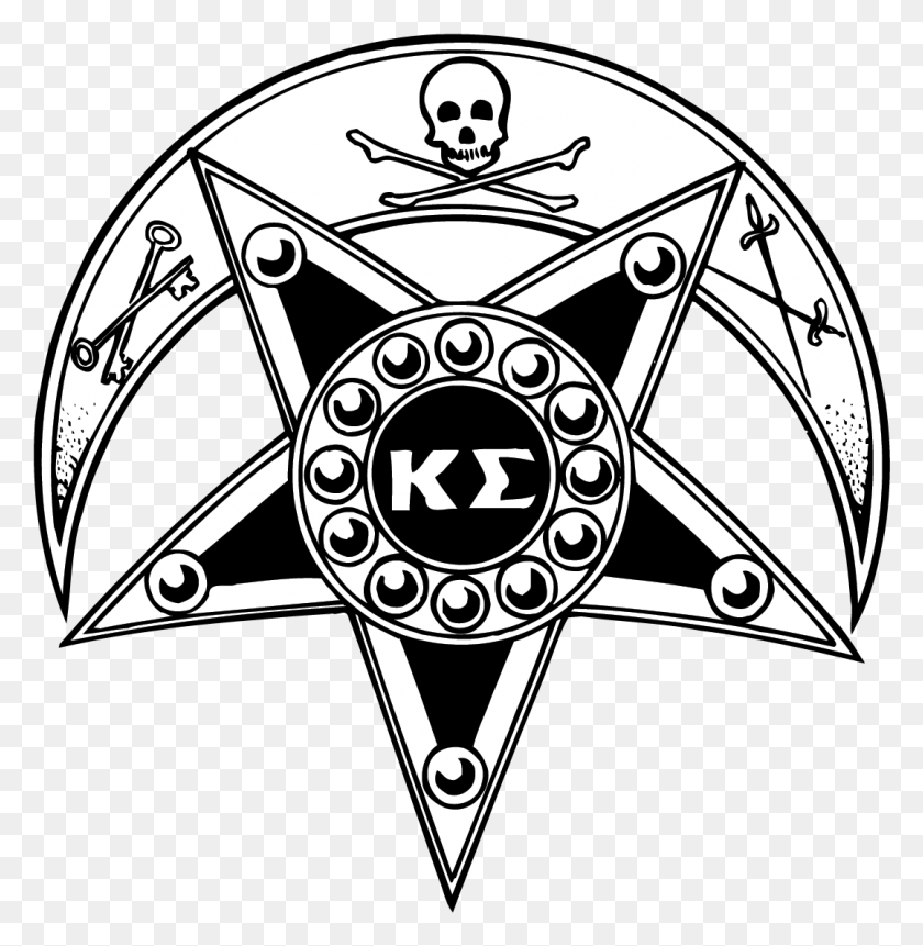 1076x1105 Descargar Png Star And Crescent Kappa Sigma Star And Crescent, Símbolo, Símbolo De La Estrella, Emblema Hd Png