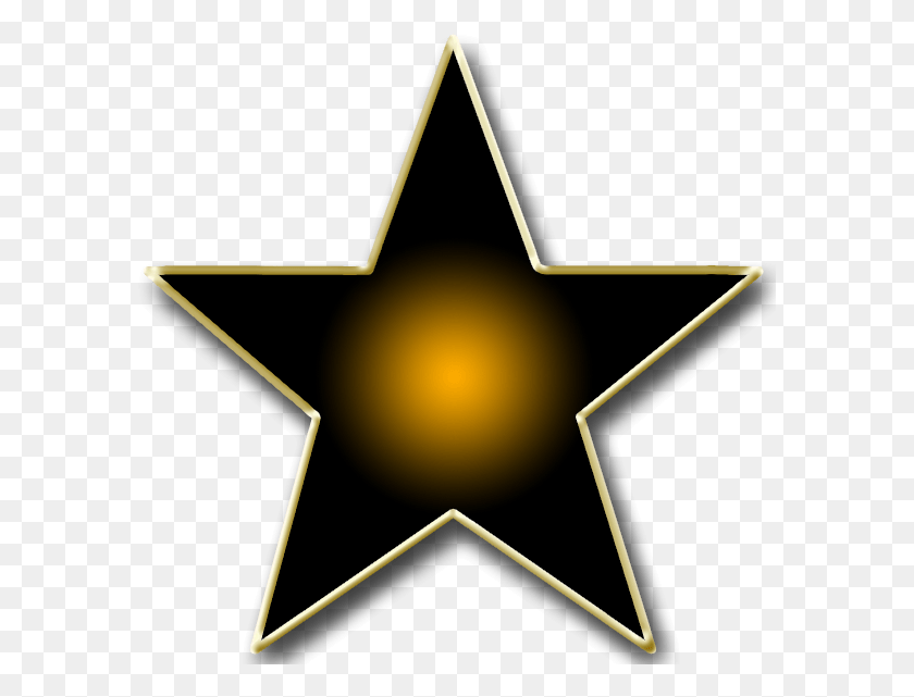 587x581 Star Black With Orange Center Icc Criket World Cup 2019, Star Symbol, Symbol, Lamp HD PNG Download