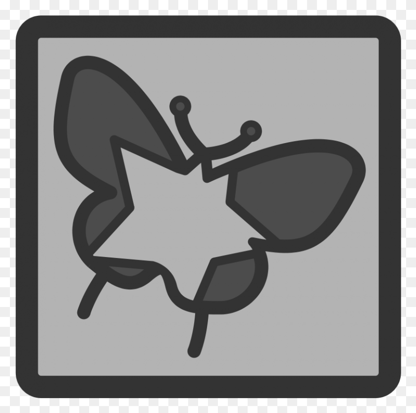 810x804 Star Butterfly 001 Clip Art, Symbol, Logo, Trademark HD PNG Download