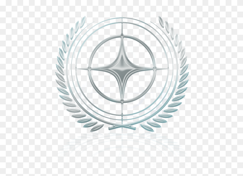 468x547 Star Citizen Logo Silver2 Star Citizen Logo, Symbol, Emblem, Trademark HD PNG Download
