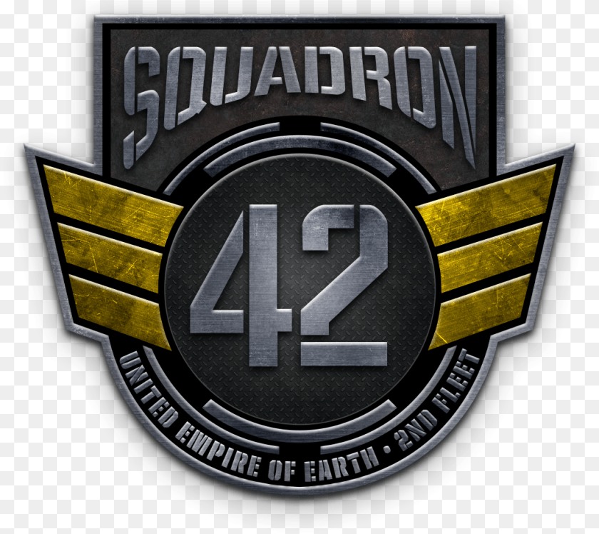 1055x940 Star Citizen Package Logo Squadron 42 Full Size Squadron, Badge, Symbol, Emblem, Mailbox Transparent PNG