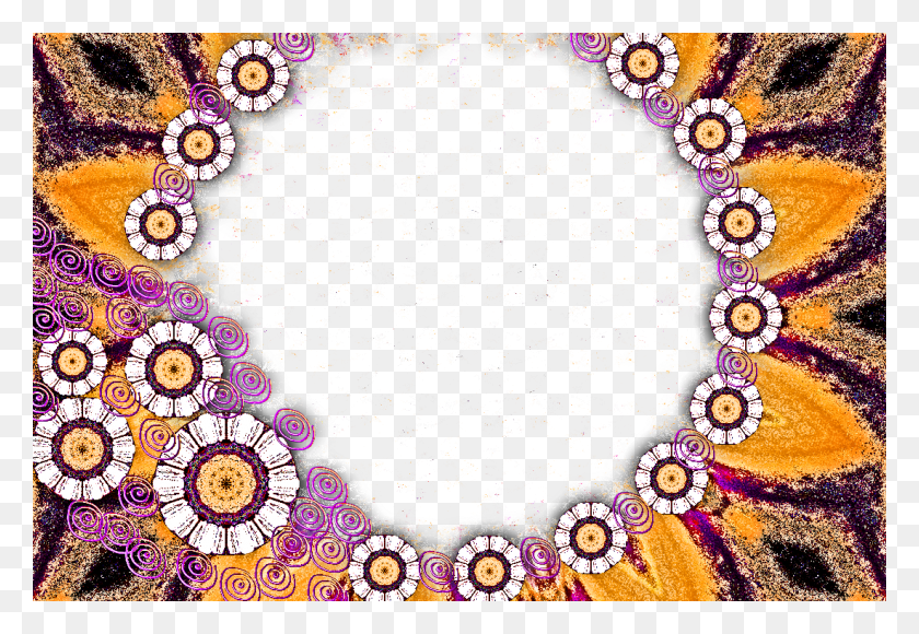 1101x734 Star Frame Chalk Digital Flower Wheel Heart Wheelmark, Ornament, Pattern, Fractal HD PNG Download