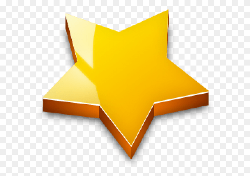 594x531 Star Free Golden Star 3d, Symbol, Star Symbol HD PNG Download