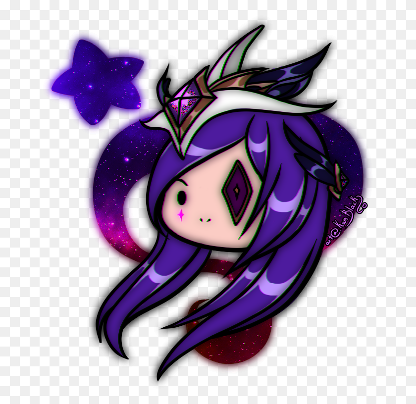 671x756 Star Guardians The Rebels Illustration, Graphics, Purple HD PNG Download