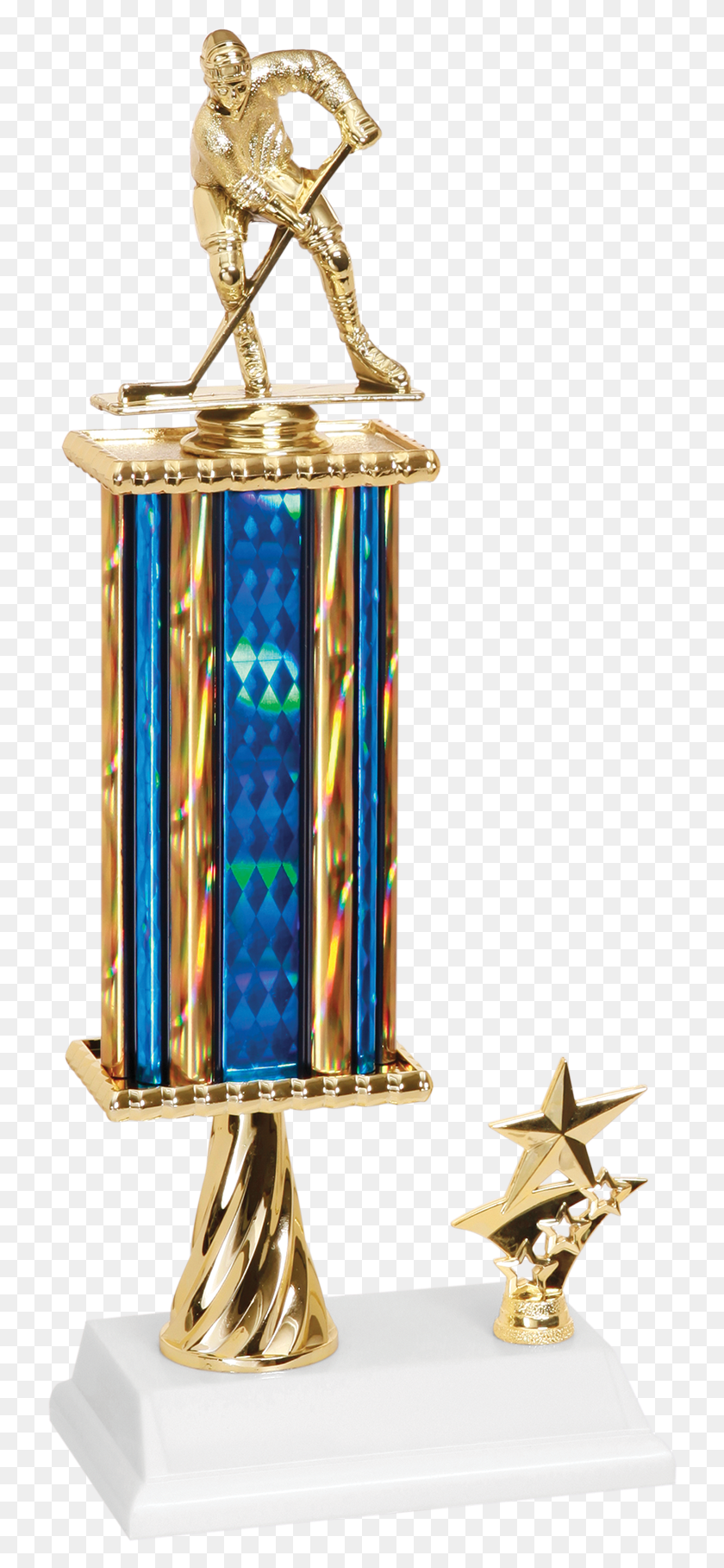 732x1757 Трофей Star Hockey Trophy, Кран Для Раковины, Кристалл, Свет Hd Png Скачать