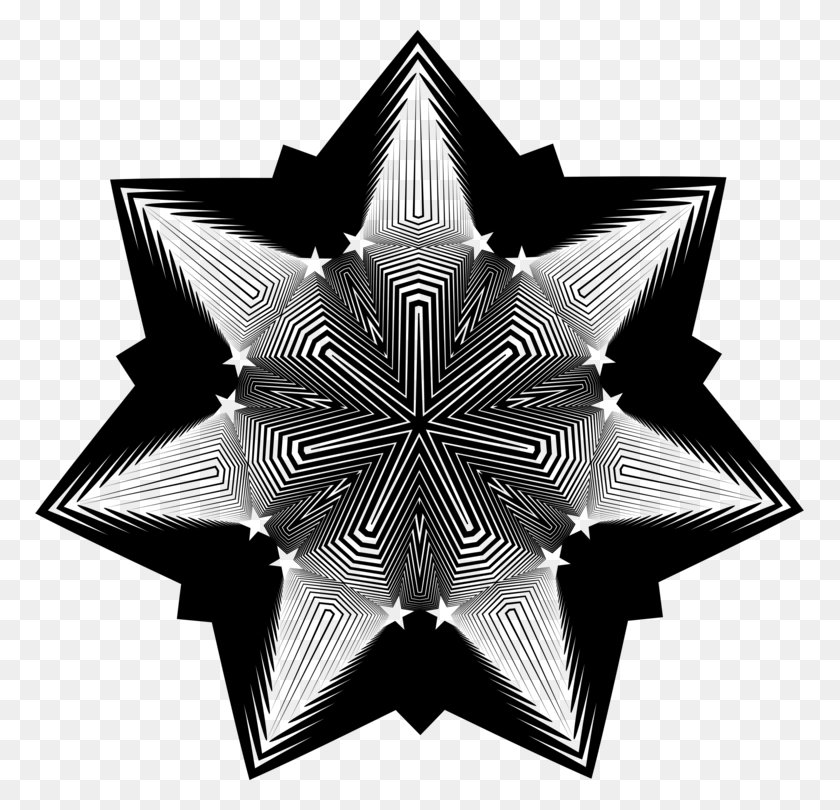 769x750 Star Light Computer Icons Symmetry Geometry 5d Star, Gray, World Of Warcraft HD PNG Download