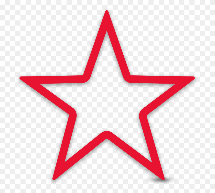 718x695 Star Line Vector, Symbol, Star Symbol HD PNG Download