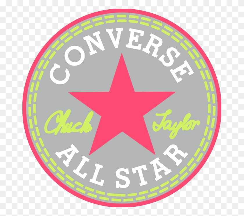 685x685 Star Logo Converse Chuck Taylor All Star Chuck Converse, Symbol, Star Symbol, Trademark HD PNG Download