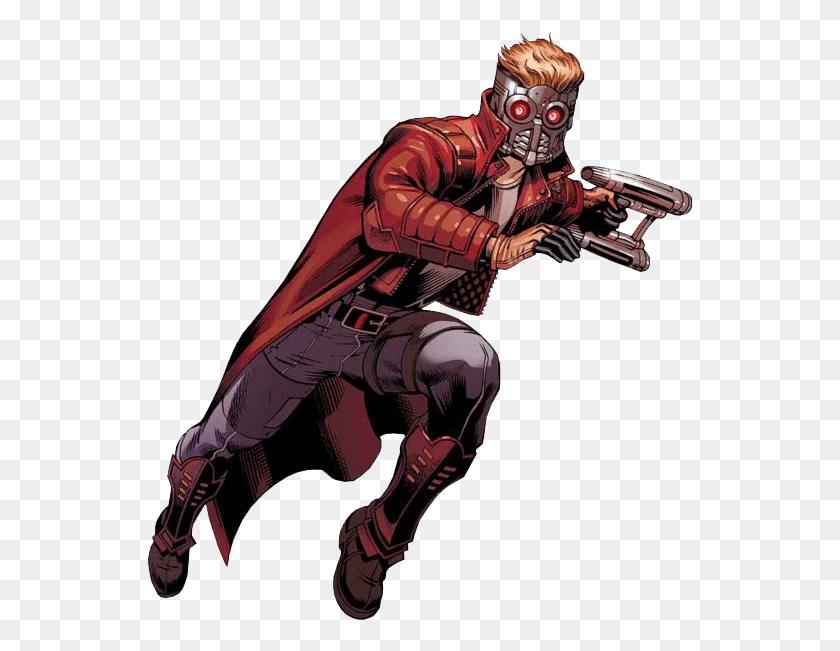 547x591 Star Lord Transparent Star Lord Comics, Person, Human, Hand HD PNG Download