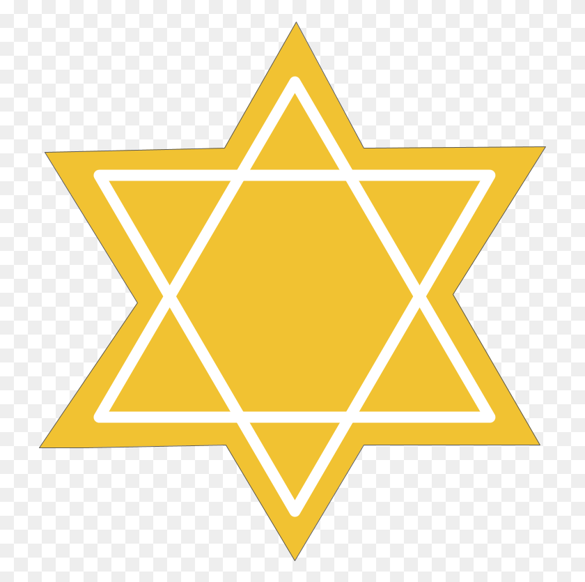 729x775 Star Of David Yellow Gold Police Car Clipart Blue, Symbol, Star Symbol, Lighting HD PNG Download