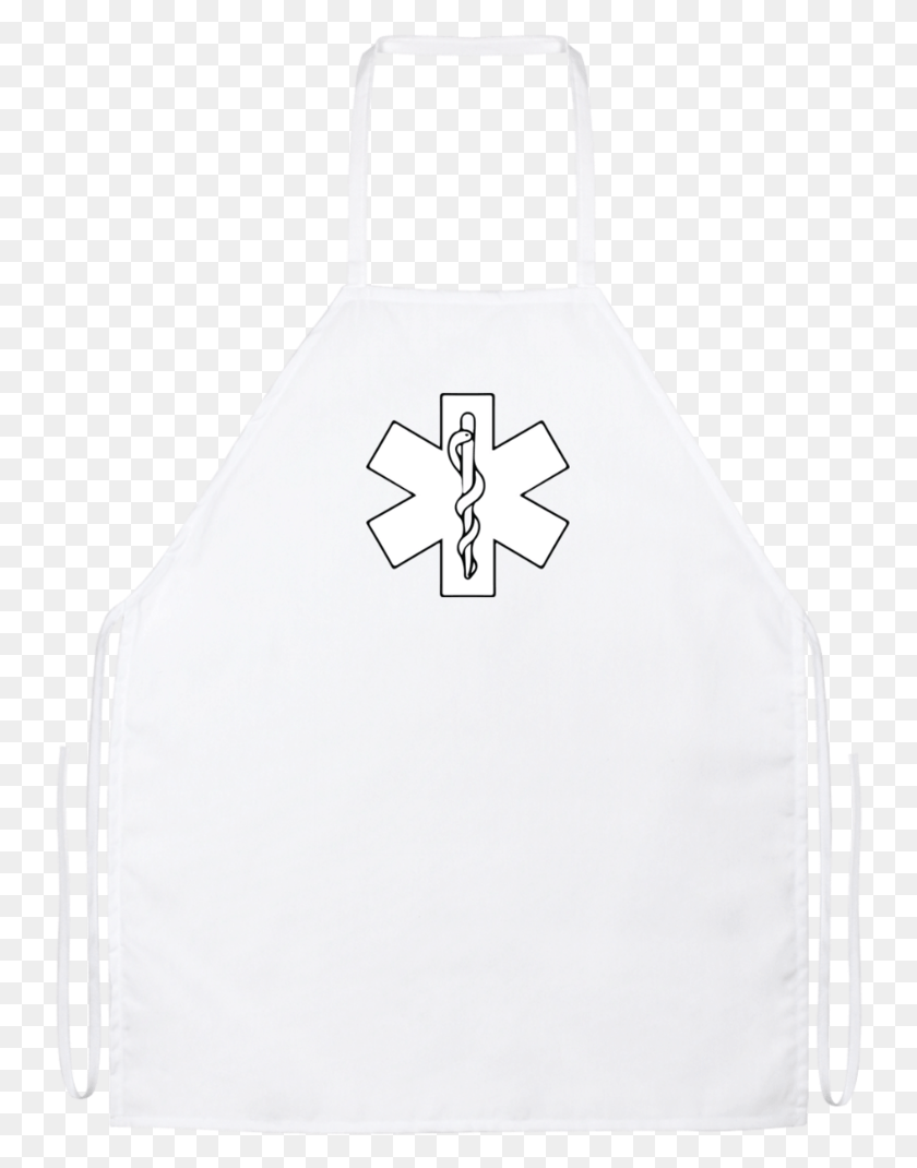 741x1010 Star Of Life White Apron Cross, Symbol HD PNG Download