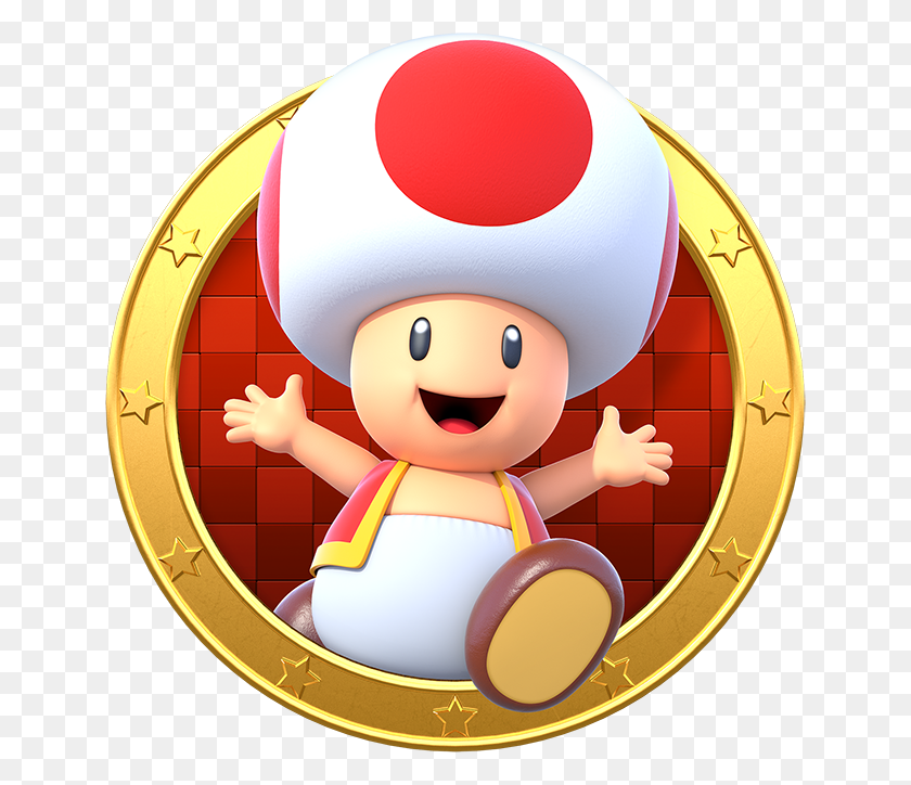 646x664 Star Rush New Super Mario Bros U Deluxe Blue Toad, Armor, Shield, Toy HD PNG Download
