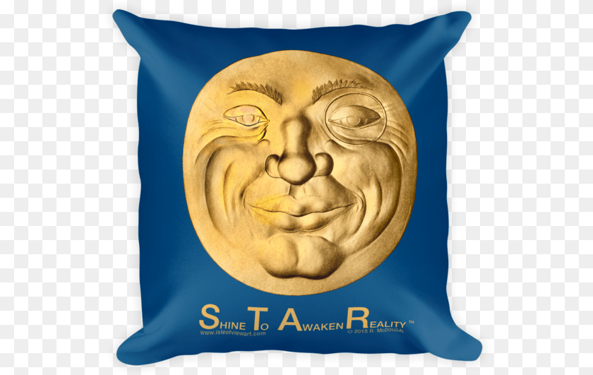 549x531 Star Shine To Awaken Reality Pillow Pillow, Cushion, Home Decor, Gold, Baby Sticker PNG