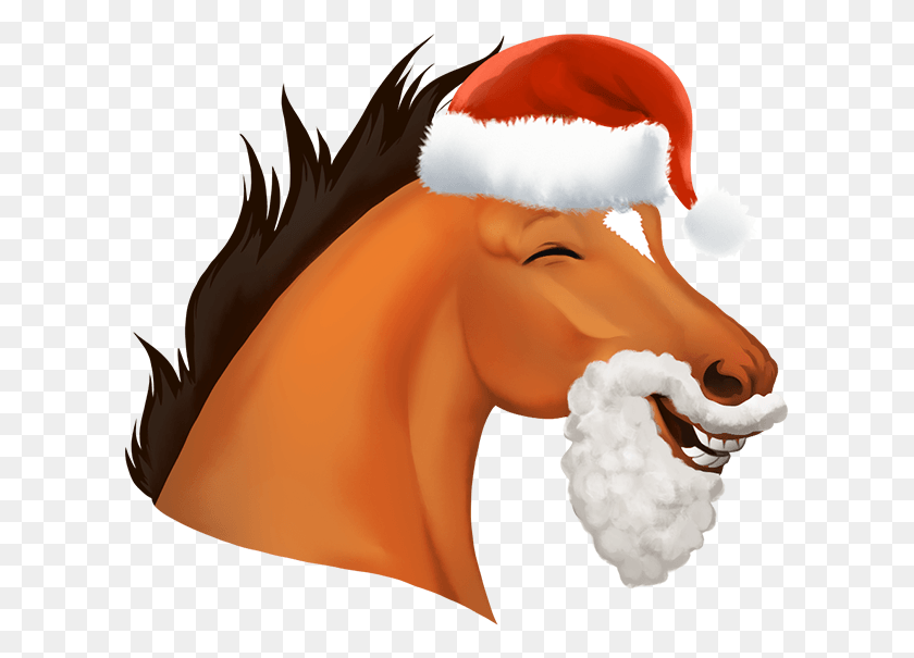 611x545 Star Stable Christmas Stickers Messages Sticker 7 Star Stable Christmas Emoji, Animal, Mammal, Person HD PNG Download