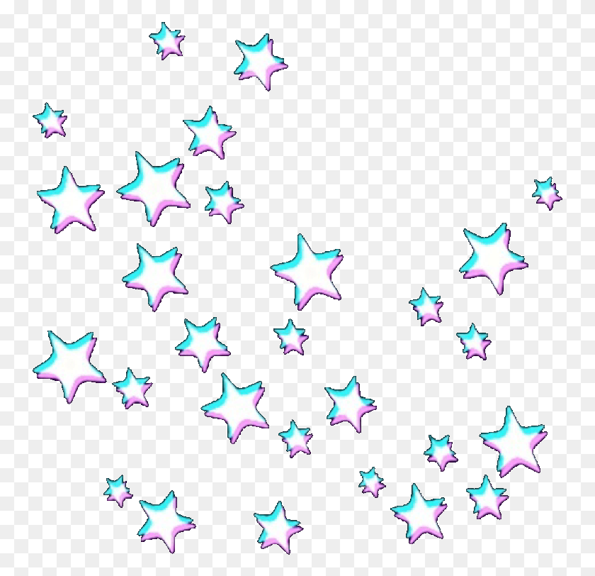 749x752 Descargar Png Star Stars Shine Sparkle Sparkles Glitch Trippy White Glitch Stars Transparente, Iluminación, Símbolo De Estrella, Símbolo Hd Png
