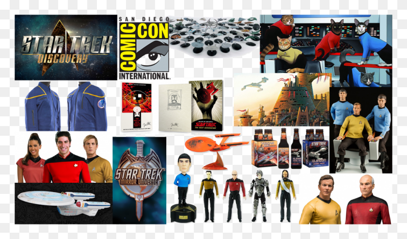 1024x569 Descargar Png / Star Trek Discovery Sdcc Exclusives Poster, Persona, Humano, Libro Hd Png