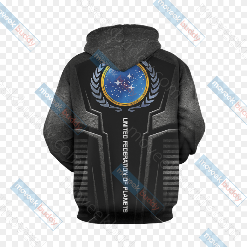 1022x1023 Star Trek United Federation Of Planets, Sweater, Knitwear, Sweatshirt, Hoodie Clipart PNG