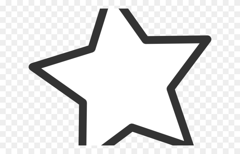 640x480 Звезда Векторное Изображение Звезды Черно-Белый Клипарт, Символ, Символ Звезды Hd Png Скачать