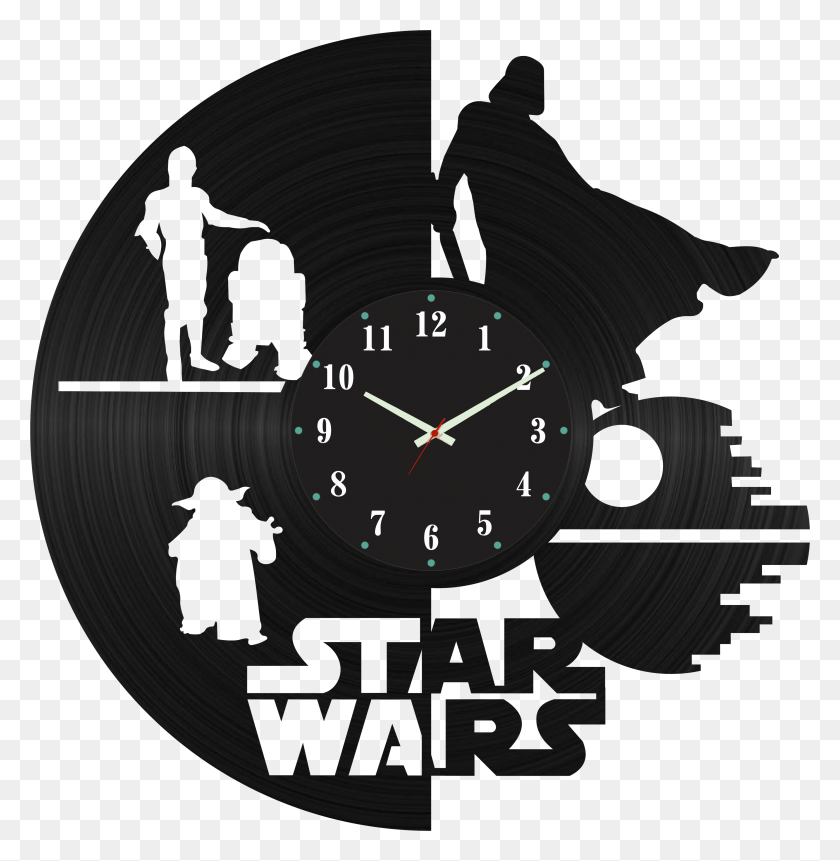 3447x3544 Star Wars, Analog Clock, Clock, Person HD PNG Download