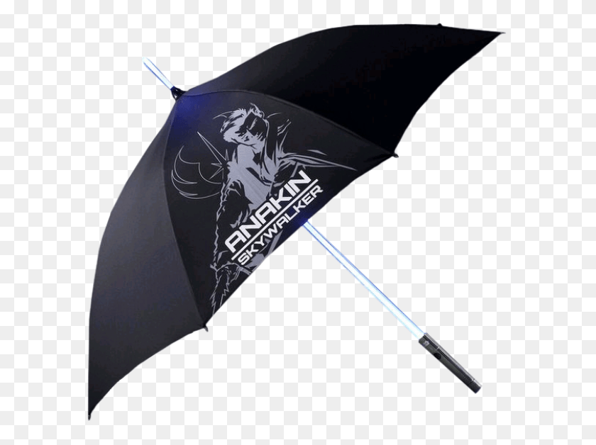 600x568 Star Wars Anakin Skywalker Lightsaber Umbrella Star War Umbrella, Canopy, Patio Umbrella, Garden Umbrella HD PNG Download