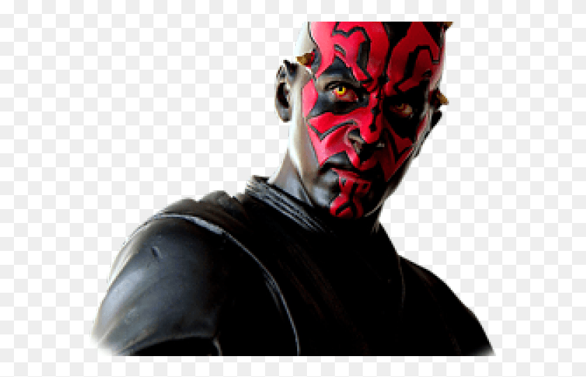 589x481 Star Wars Characters Darth Maul, Face, Person, Human HD PNG Download