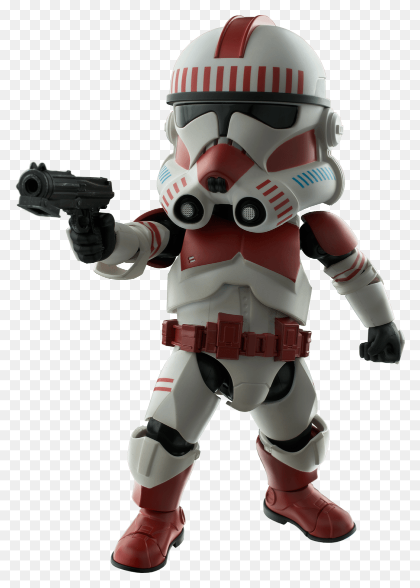 1049x1500 Descargar Png Star Wars Clone Wars Clone Shock Trooper Figura De Acción Exclusiva, Casco, Ropa, Vestimenta Hd Png