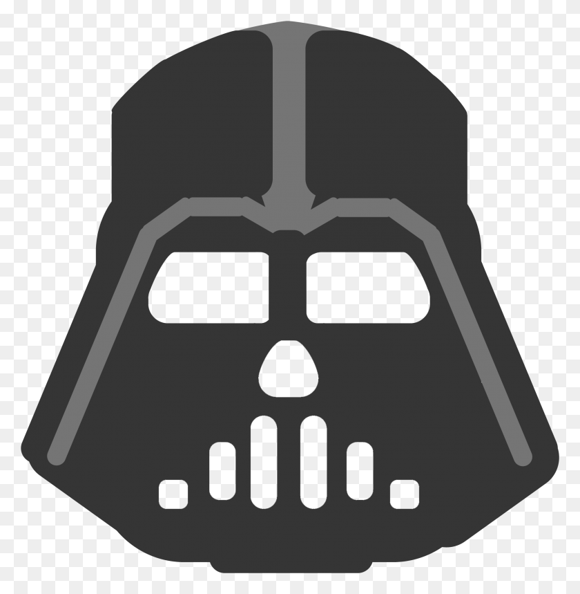 2131x2185 Descargar Png Star Wars Darth Vader Icon Clipart Illustration, Stencil, Granada, Bomba Hd Png