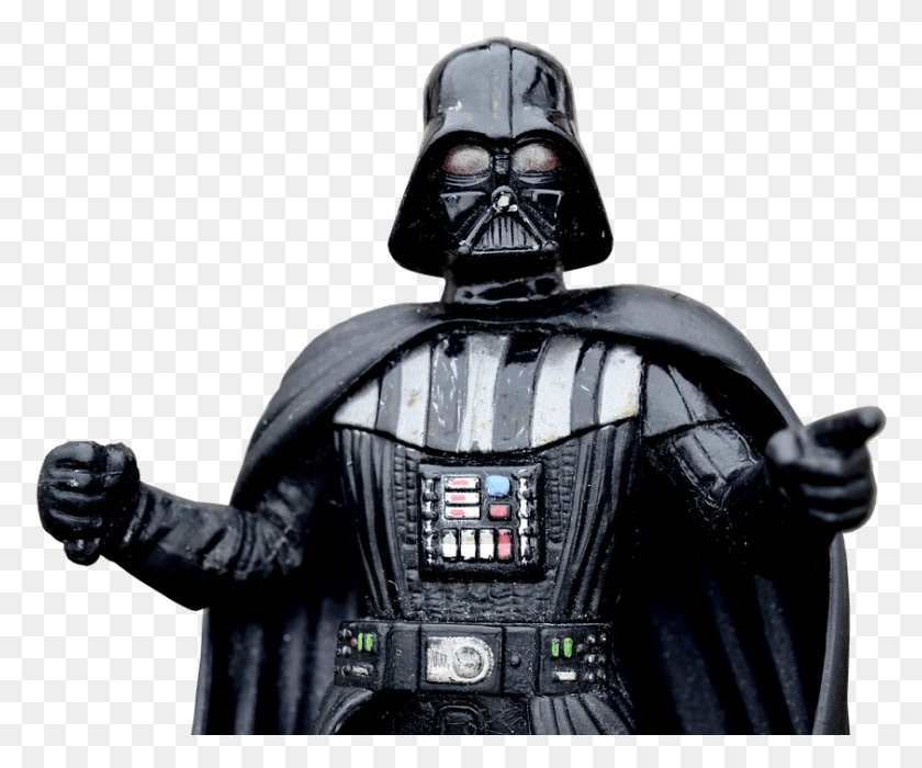 842x691 Descargar Png Star Wars Darth Wader Villano Figura De Acción Juguetes Darth Vader Película Still, Persona, Humano, Armadura Hd Png