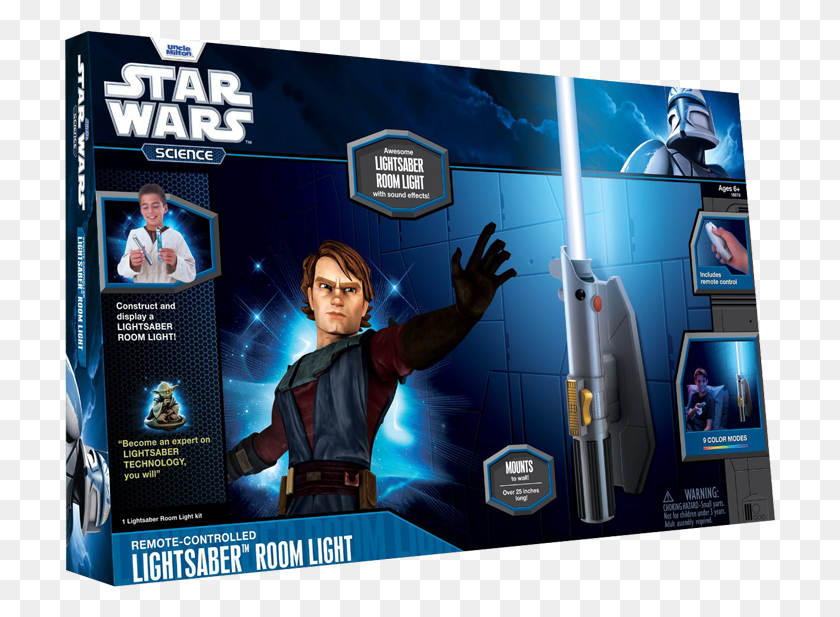 711x557 Star Wars Deluxe 8 Color Lightsaber Room Light, Person, Human, Monitor HD PNG Download