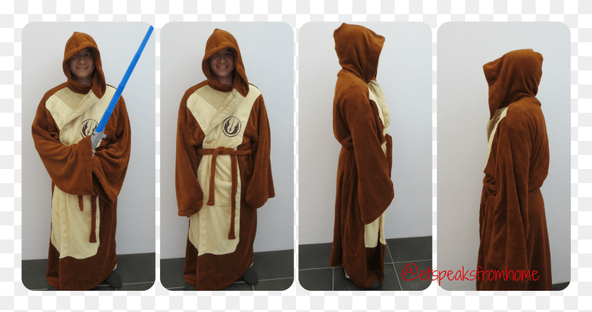 1575x775 Star Wars Jedi Dressing Gown Cape, Clothing, Apparel, Person HD PNG Download