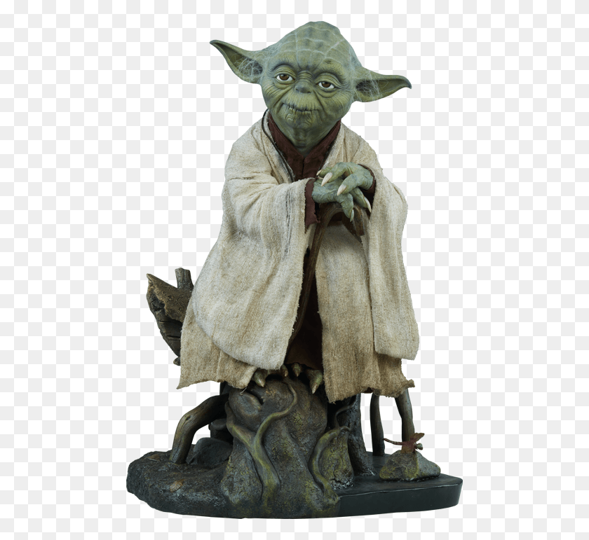 480x711 Descargar Png / Star Wars Legendaria Escala Figura Yoda, Ropa, Vestimenta, Estatua Hd Png