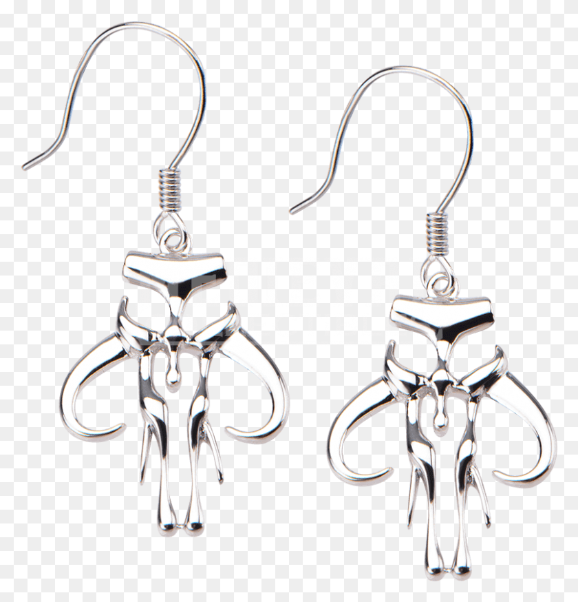 805x841 Star Wars Mandalorian Symbol Sterling Silver Dangle, Jewelry, Accessories, Accessory HD PNG Download