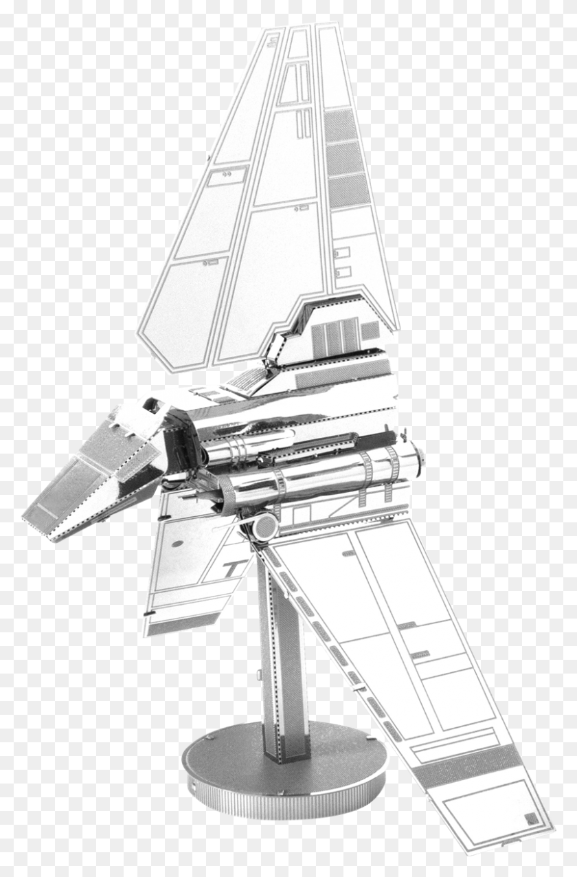800x1248 Star Wars Metallmodell Classic Imperial Shuttle Imperial Shuttle Ships Models, Spaceship, Aircraft, Vehicle HD PNG Download