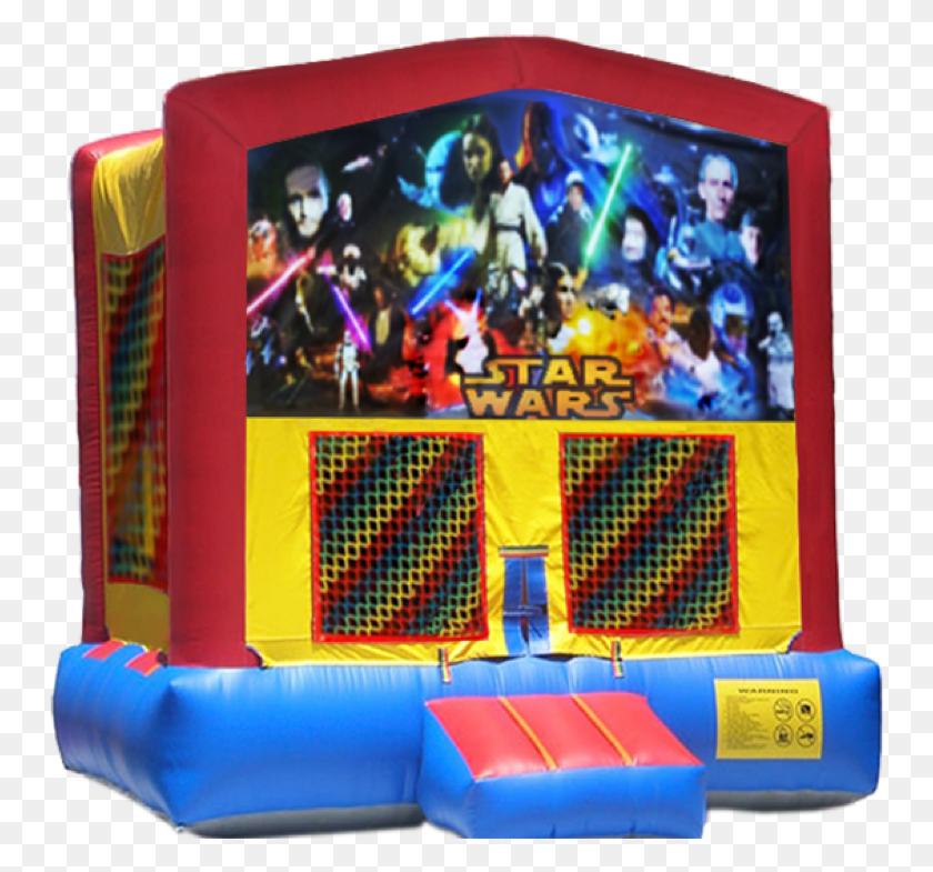 750x725 Star Wars Modular Bounce House Wwe Jumper, Inflatable, Person, Human HD PNG Download