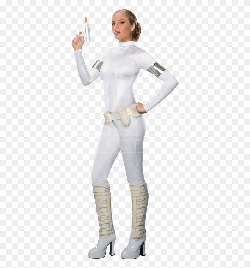 462x843 Star Wars Padme Amidala Jumpsuit Costume Amidala Costume, Person, Human, Label HD PNG Download