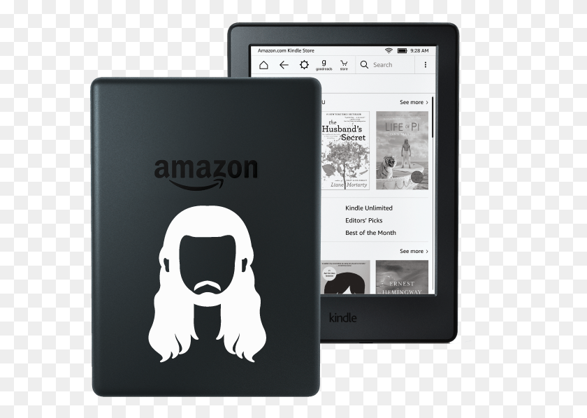 583x538 Star Wars Qui Gon Jinn Kindle Vinyl Decal Sticker Bearbearbearbearshop Kindle 2016 8th Generation, Electronics, Computer, Tablet Computer HD PNG Download